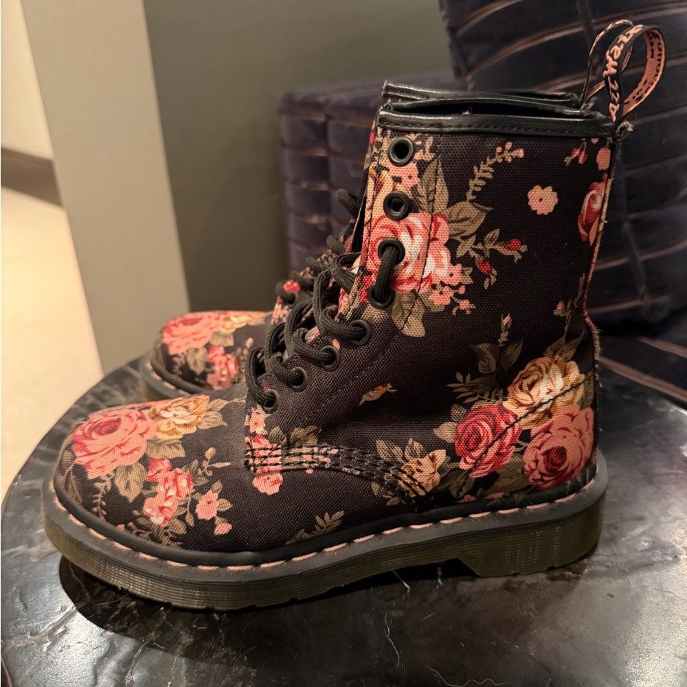 Dr. Martens Floral 1460 Boots Size 5